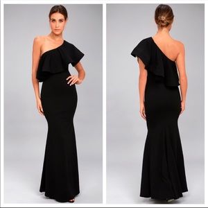 Lulu’s So Amazed Black Formal Dress